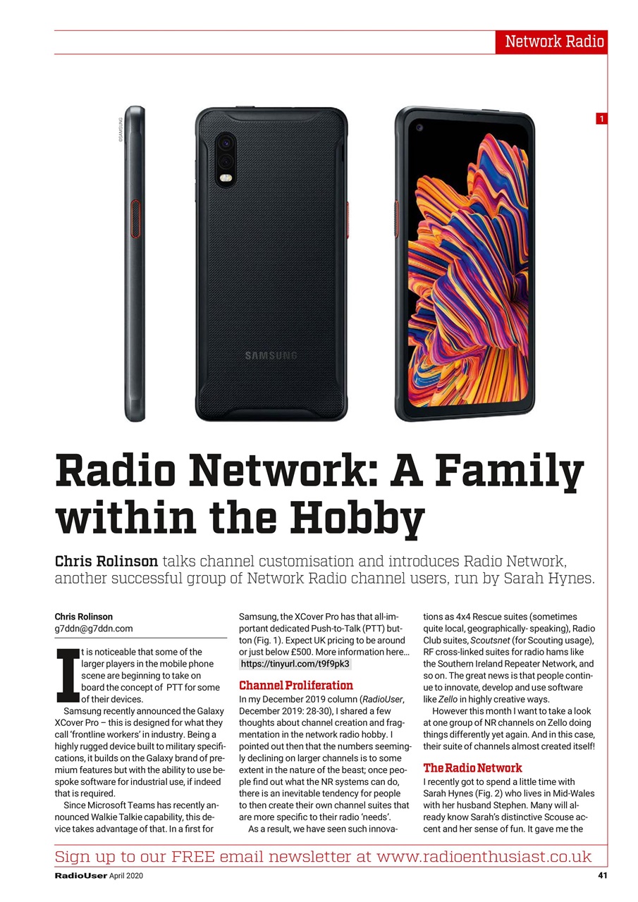 Radio User Preview Pages