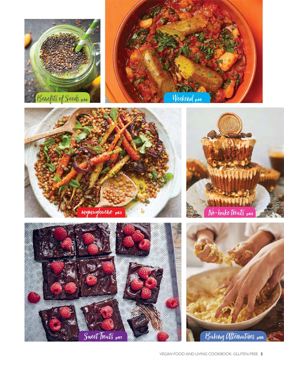 Vegan Cookbook Preview Pages