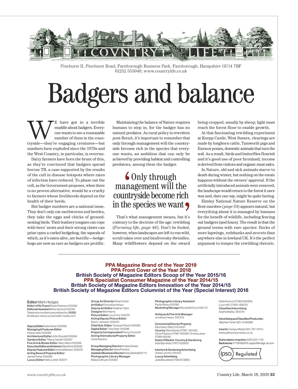 Country Life Preview Pages