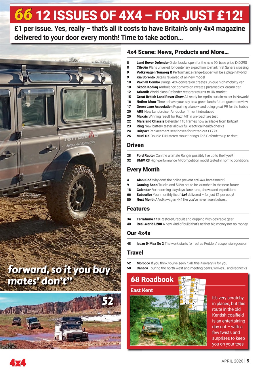 Overlander 4X4 Preview Pages