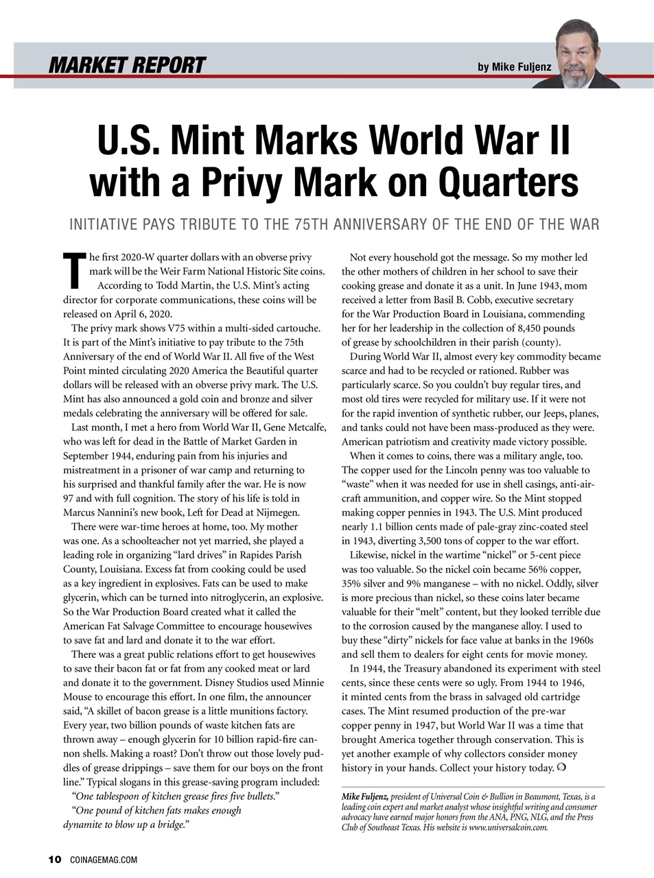 COINage Magazine Preview Pages