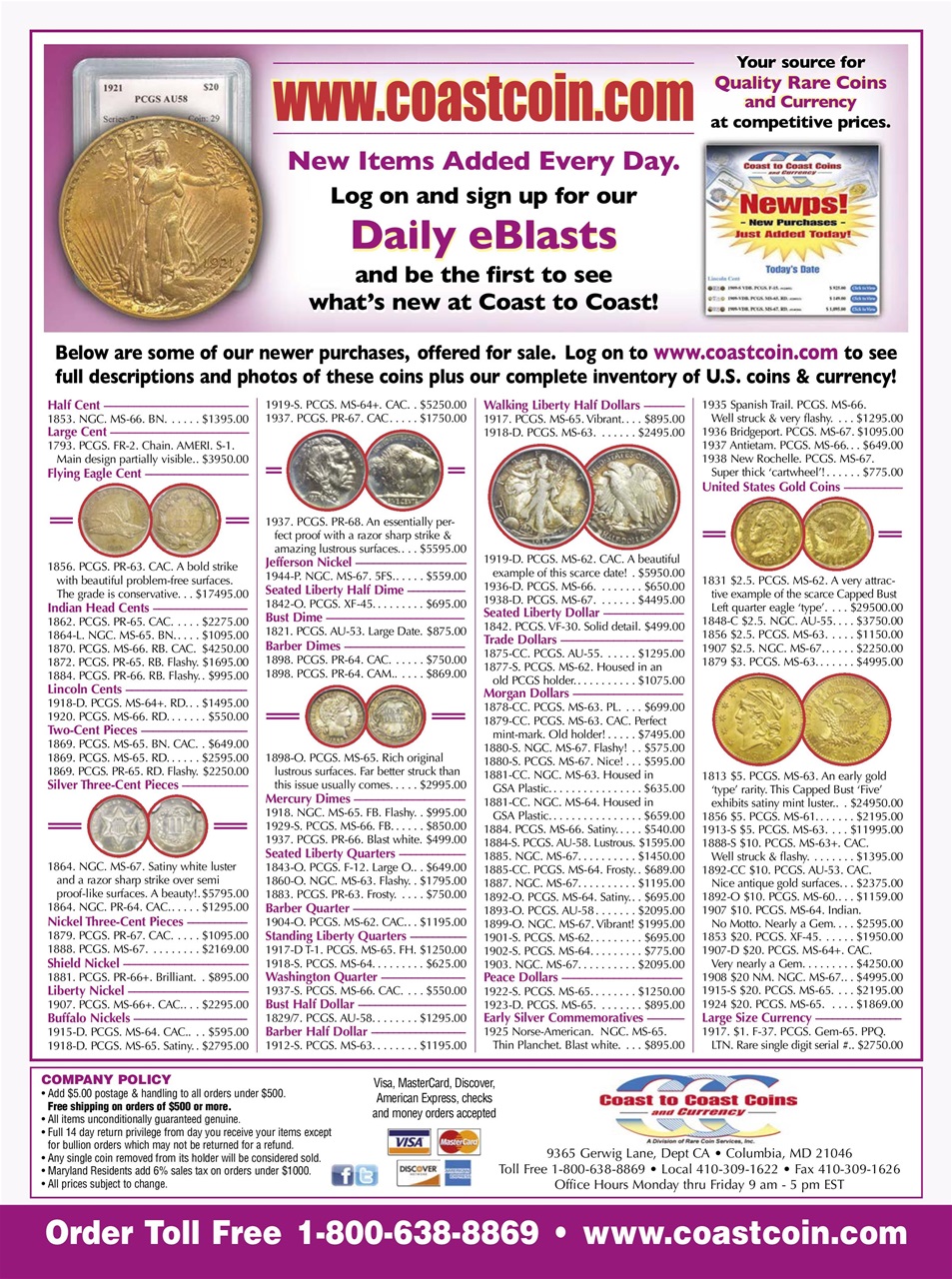 COINage Magazine Preview Pages
