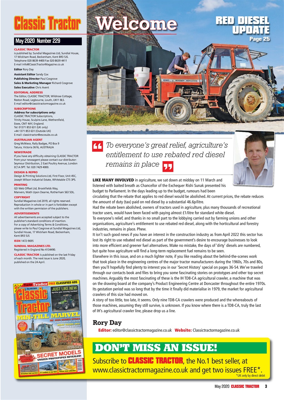 Classic Tractor Preview Pages
