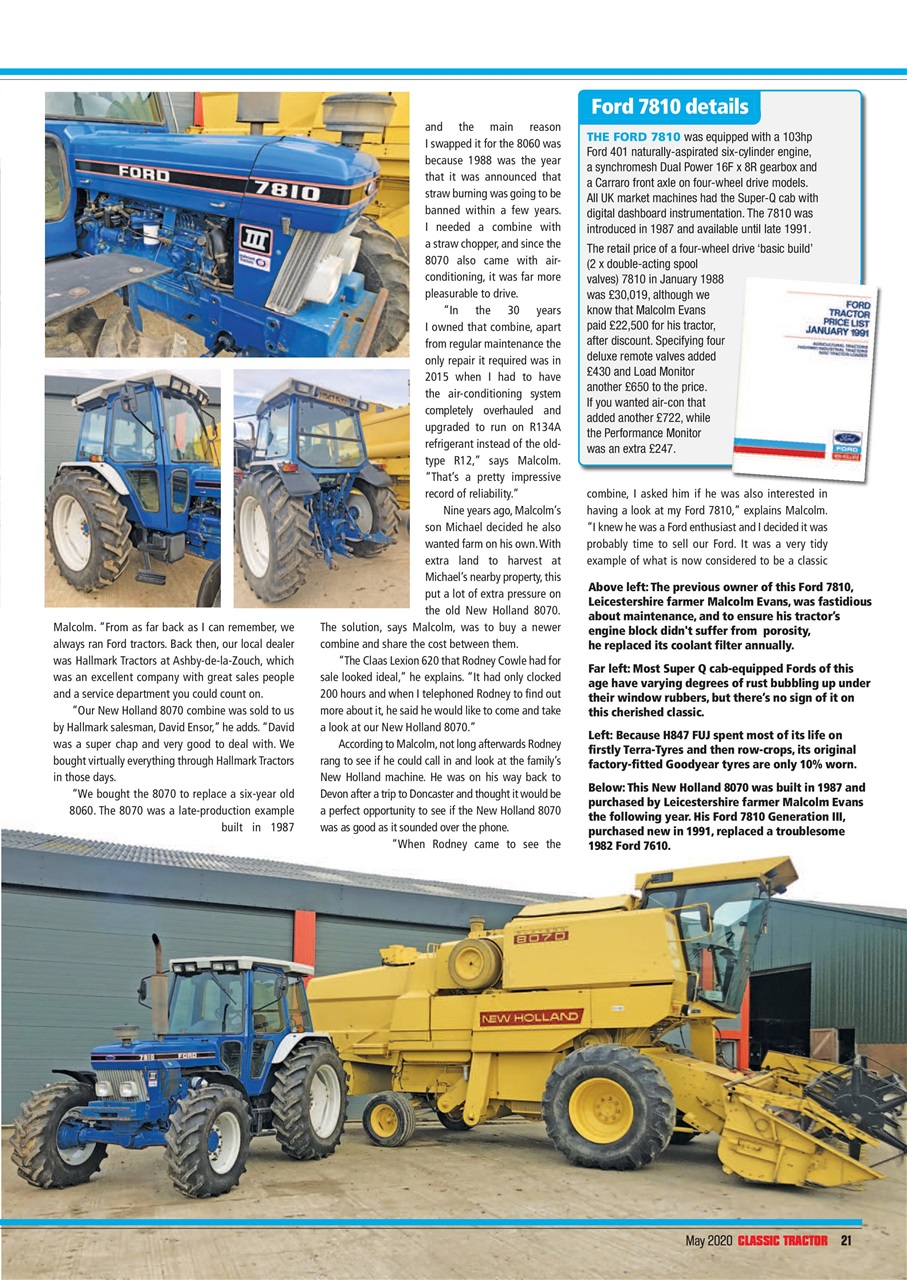 Classic Tractor Preview Pages