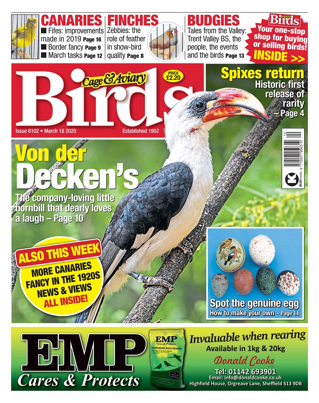 Cage & Aviary Birds Preview Pages