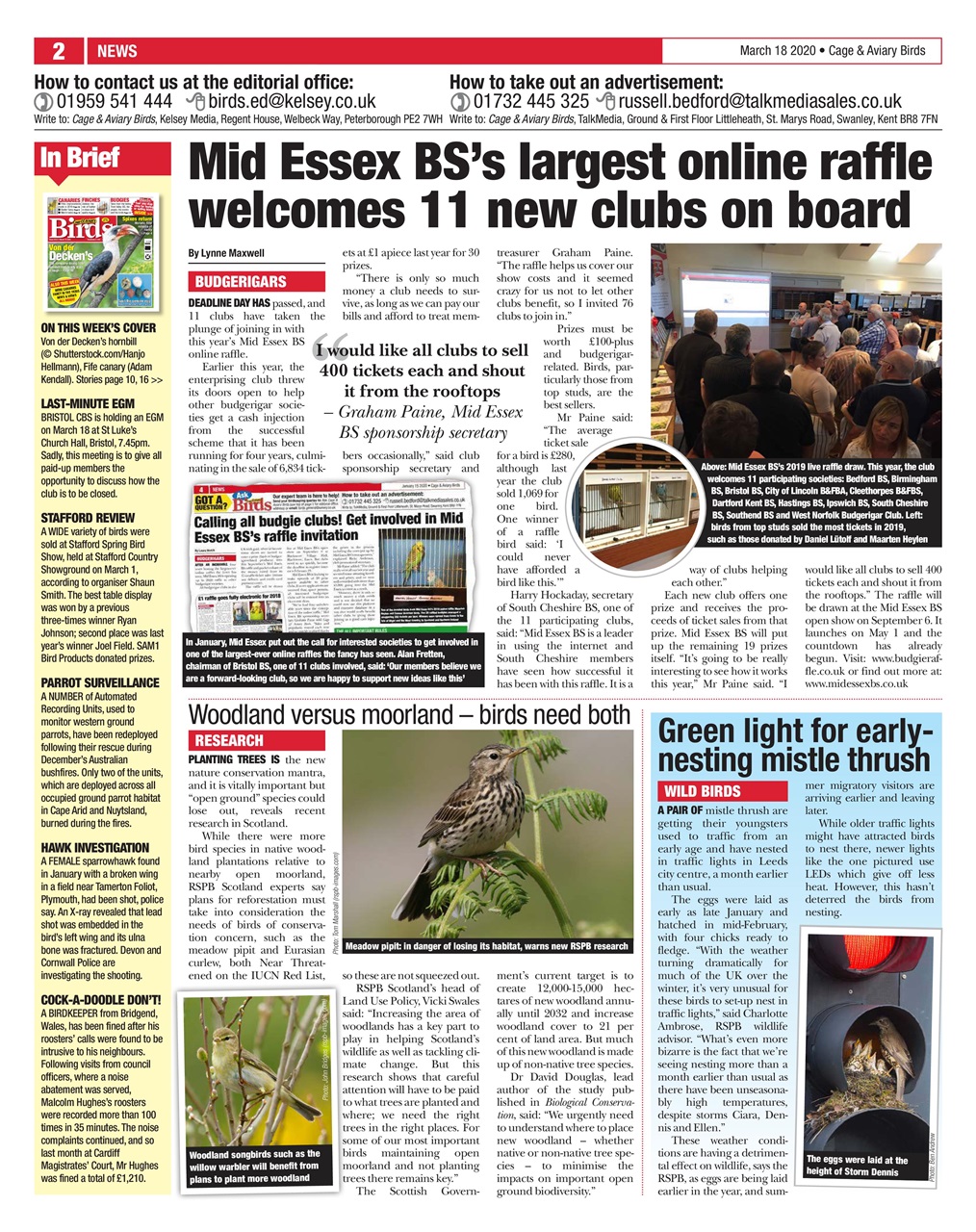 Cage & Aviary Birds Preview Pages