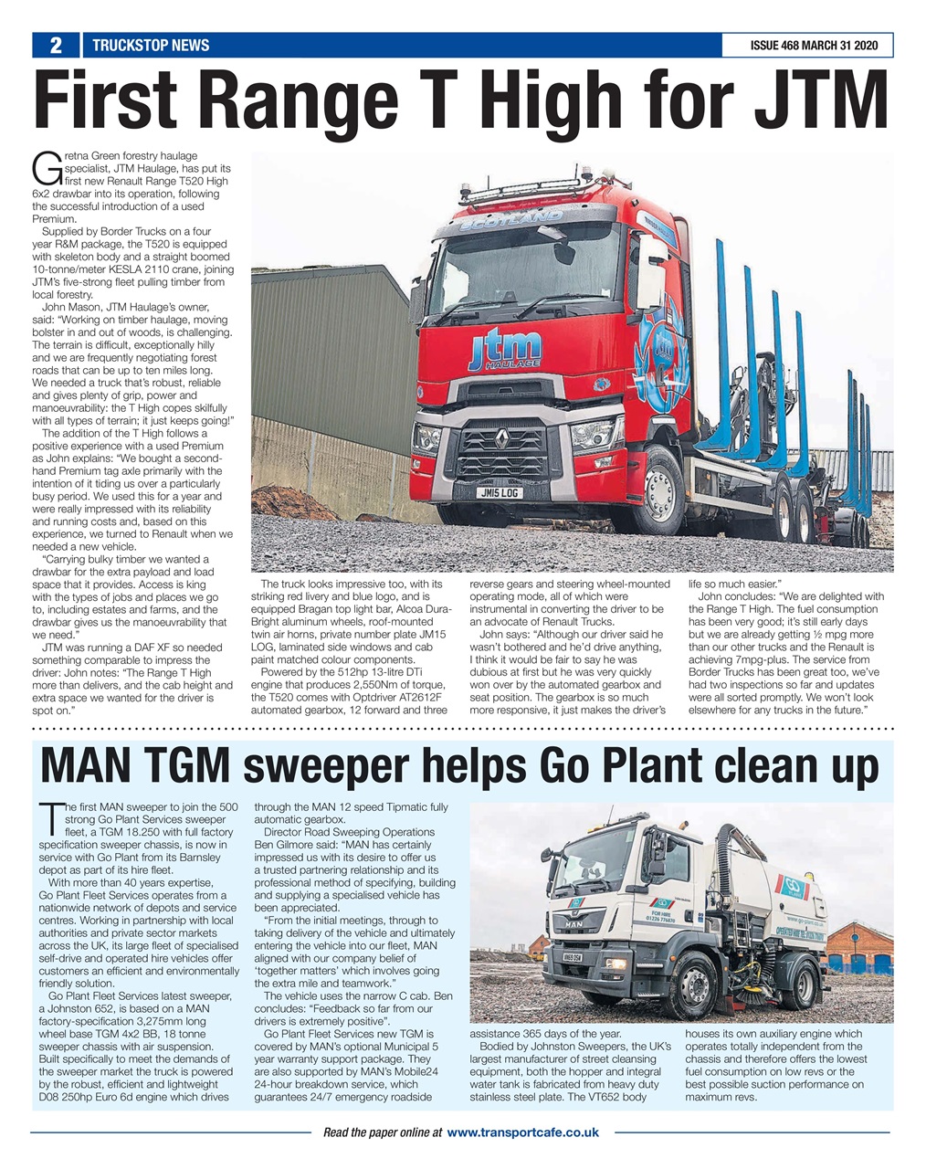 Truckstop News Preview Pages