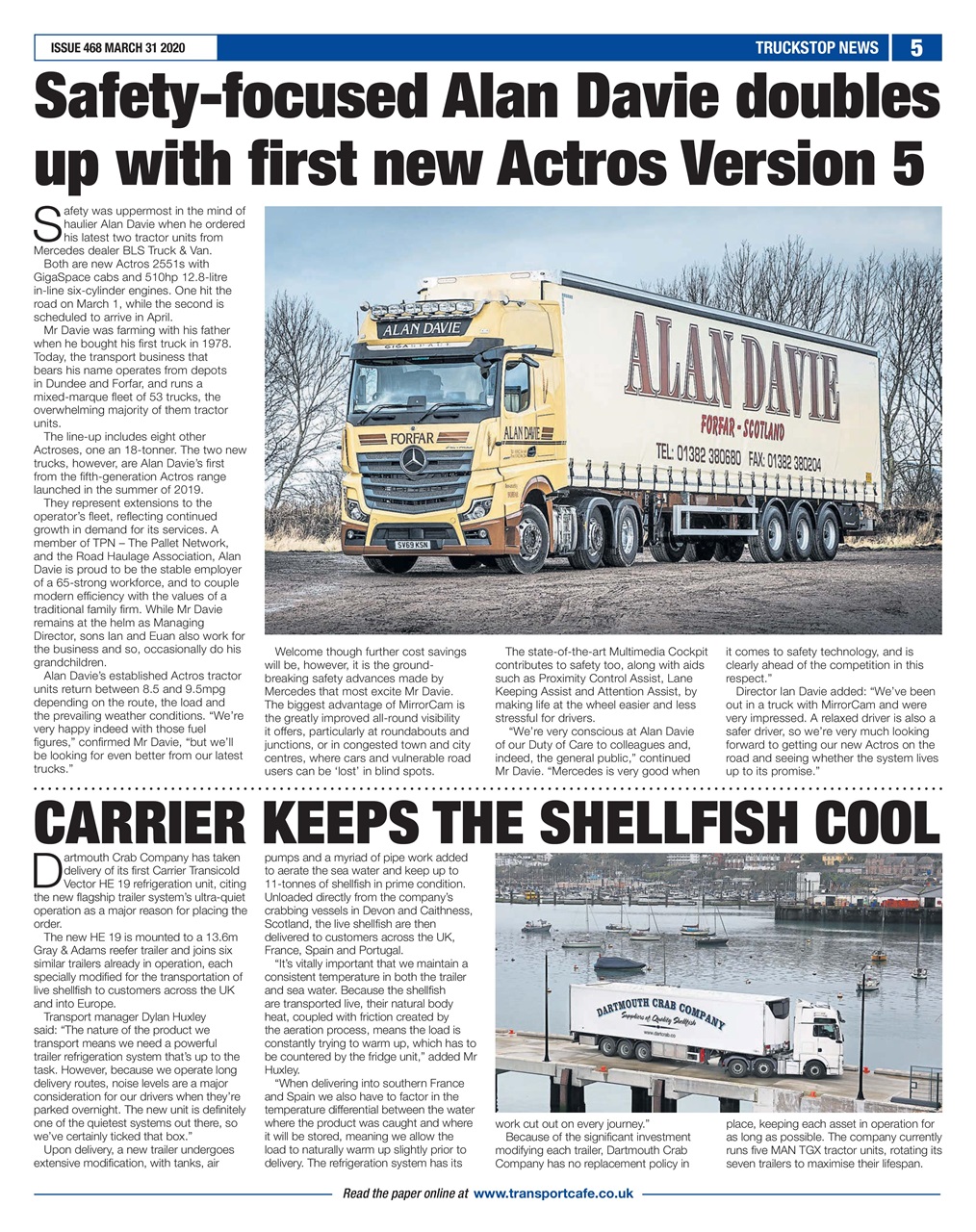 Truckstop News Preview Pages