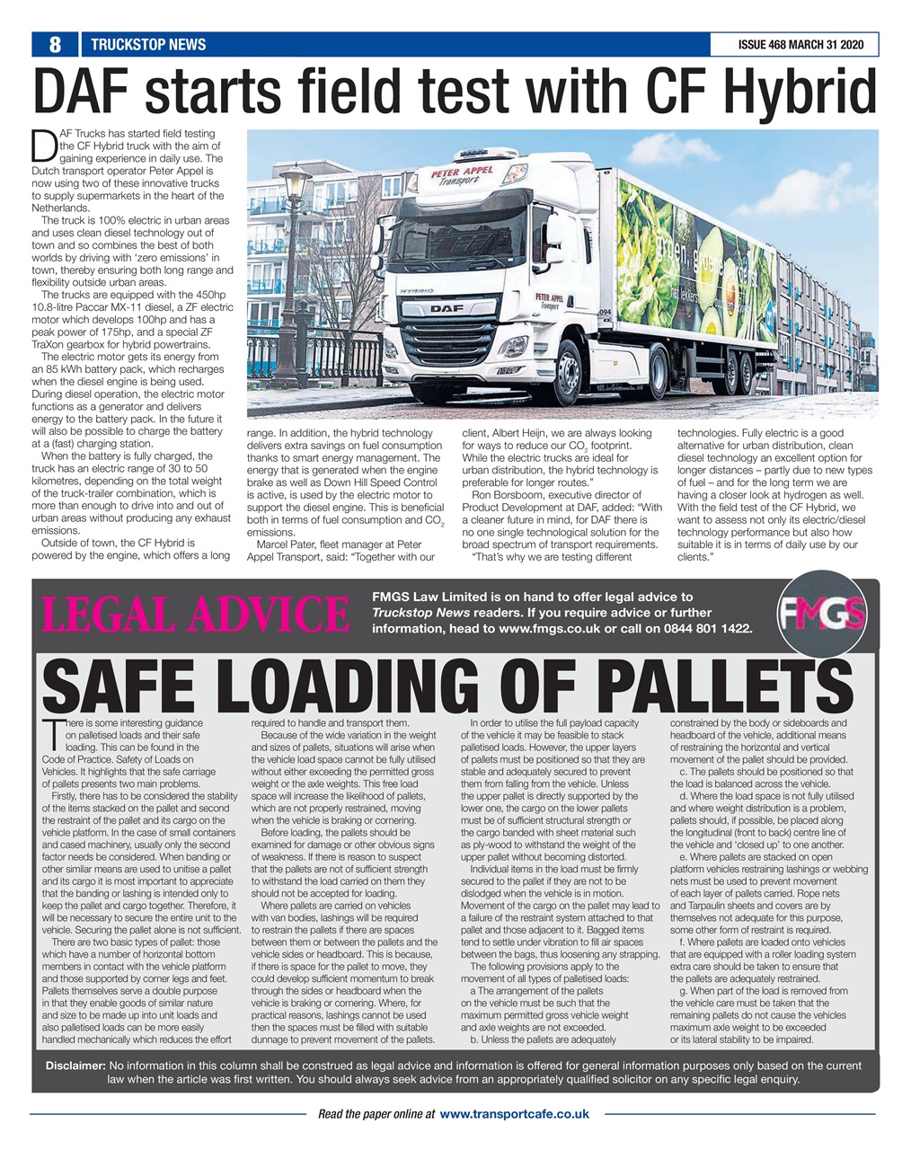 Truckstop News Preview Pages