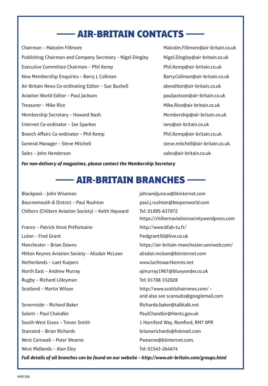 Air Britain News Preview Pages