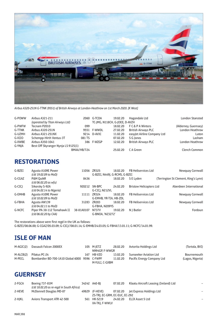 Air Britain News Preview Pages