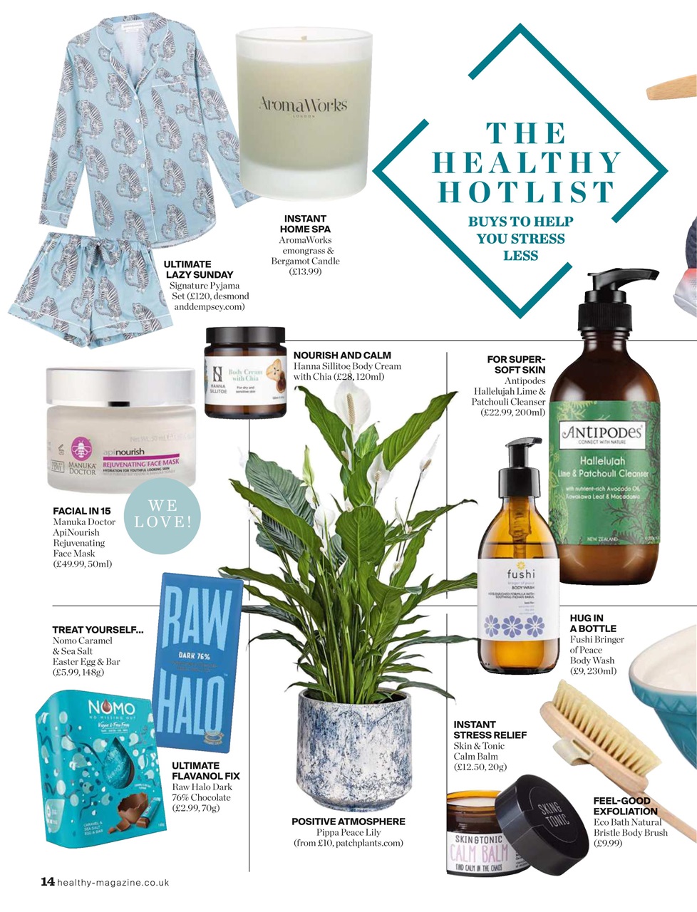 Healthy Magazine Preview Pages