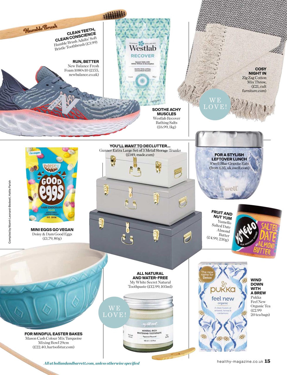 Healthy Magazine Preview Pages