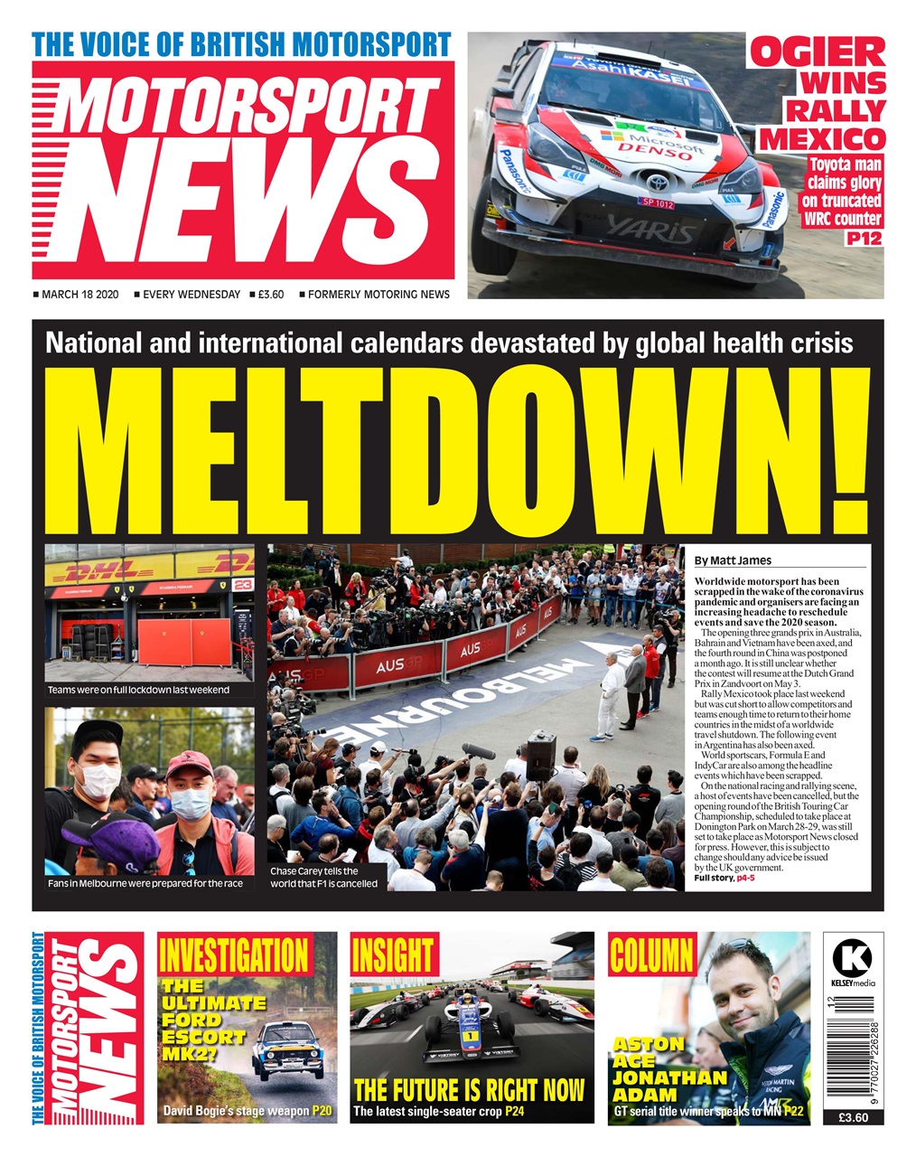 Motorsport News Preview Pages