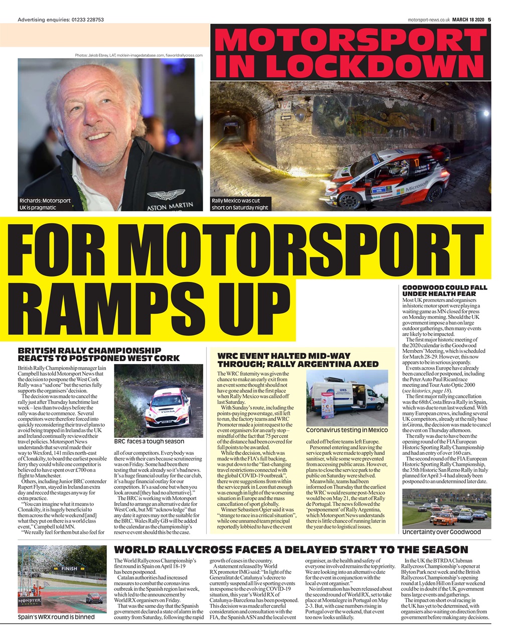 Motorsport News Preview Pages