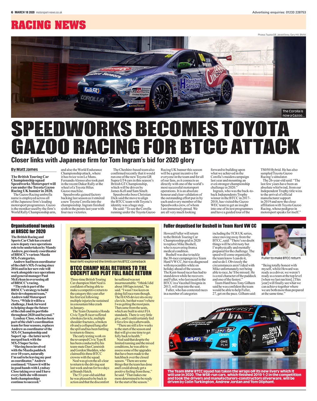 Motorsport News Preview Pages