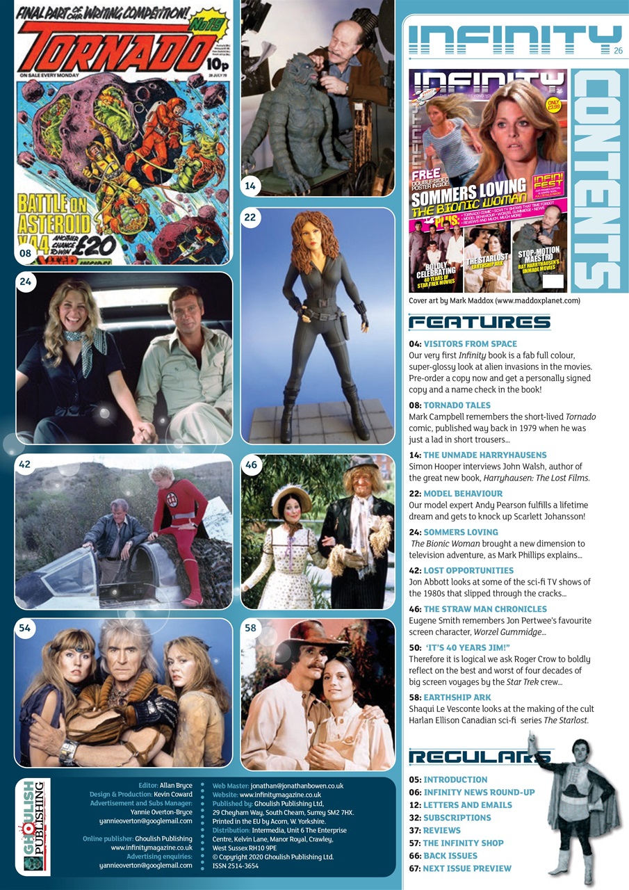 Infinity Magazine Preview Pages