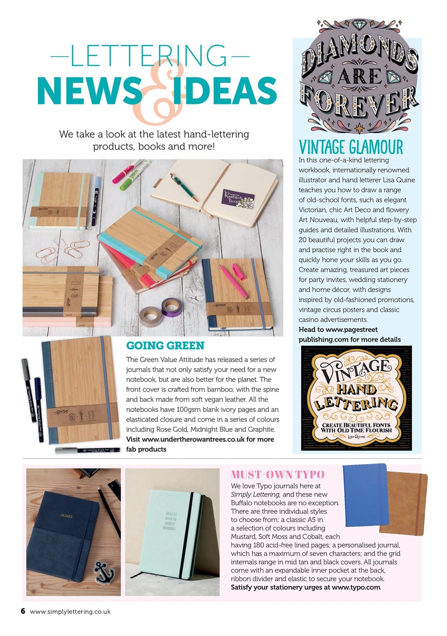 Simply Lettering Preview Pages