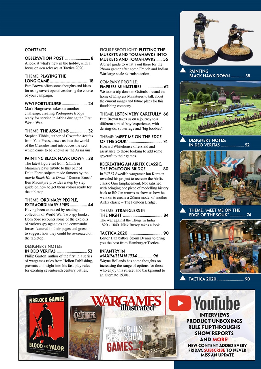Wargames Illustrated Preview Pages