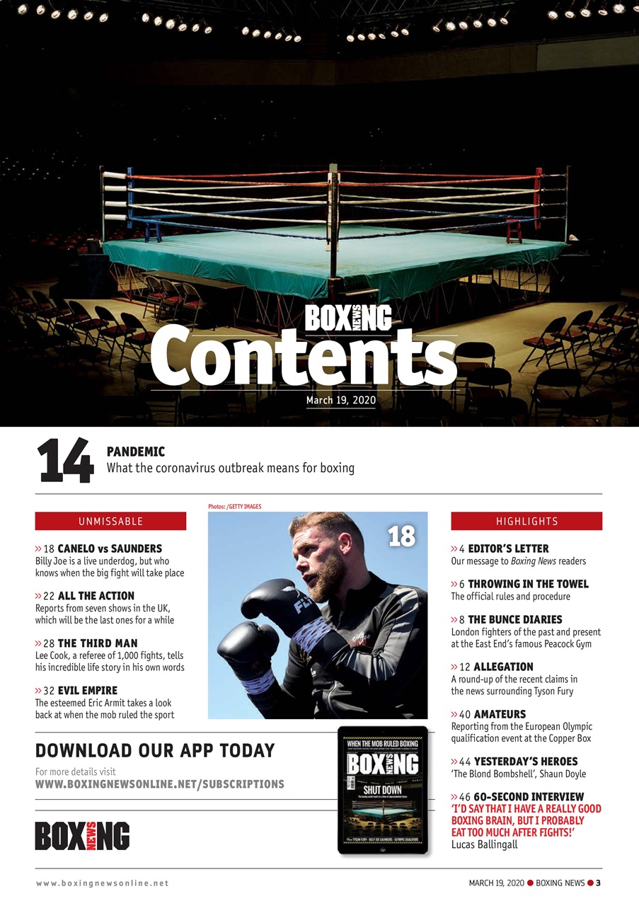 Boxing News Preview Pages