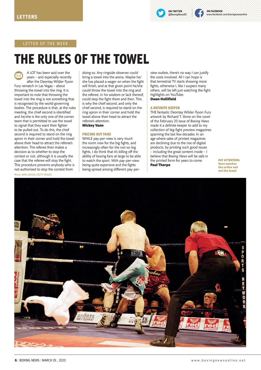 Boxing News Preview Pages