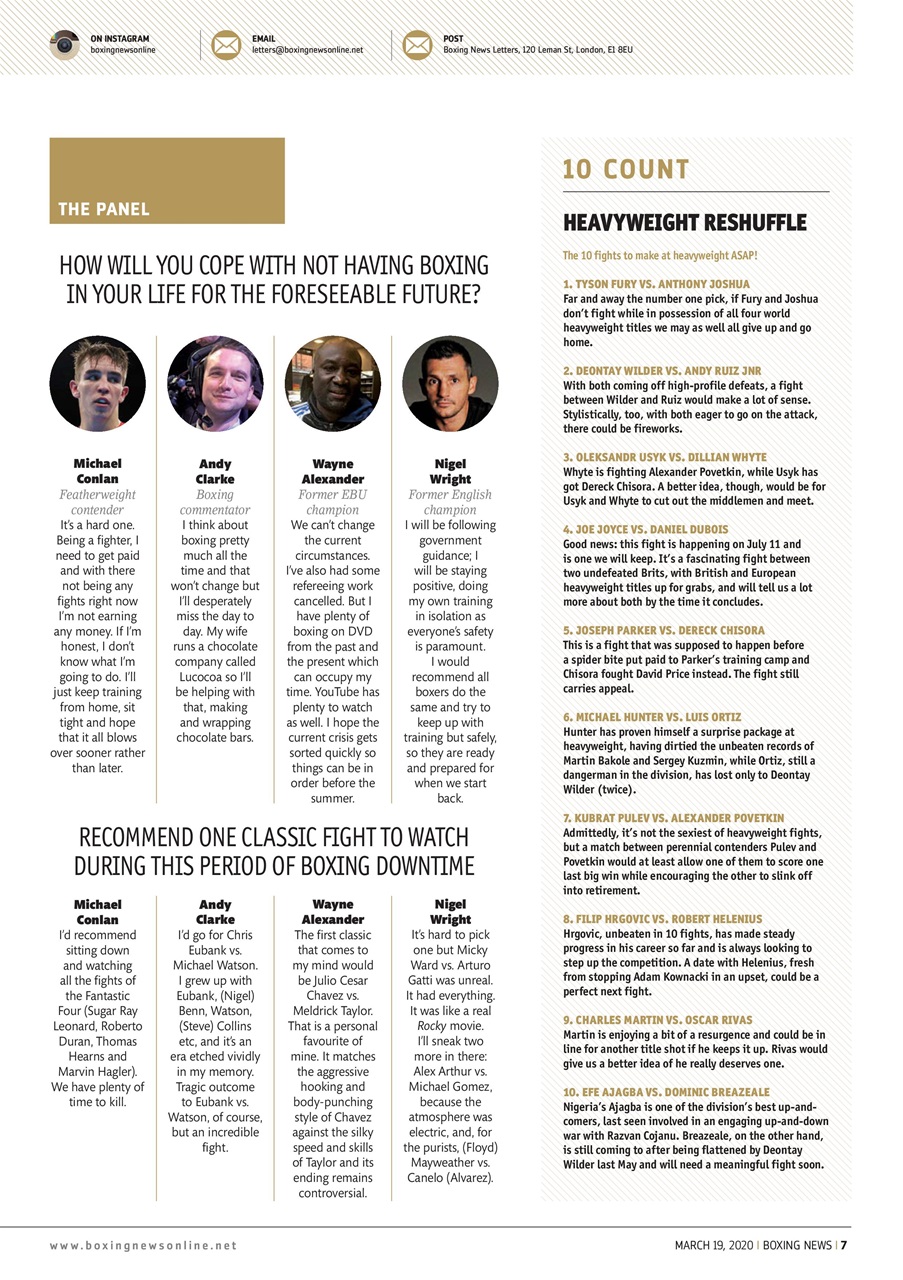 Boxing News Preview Pages