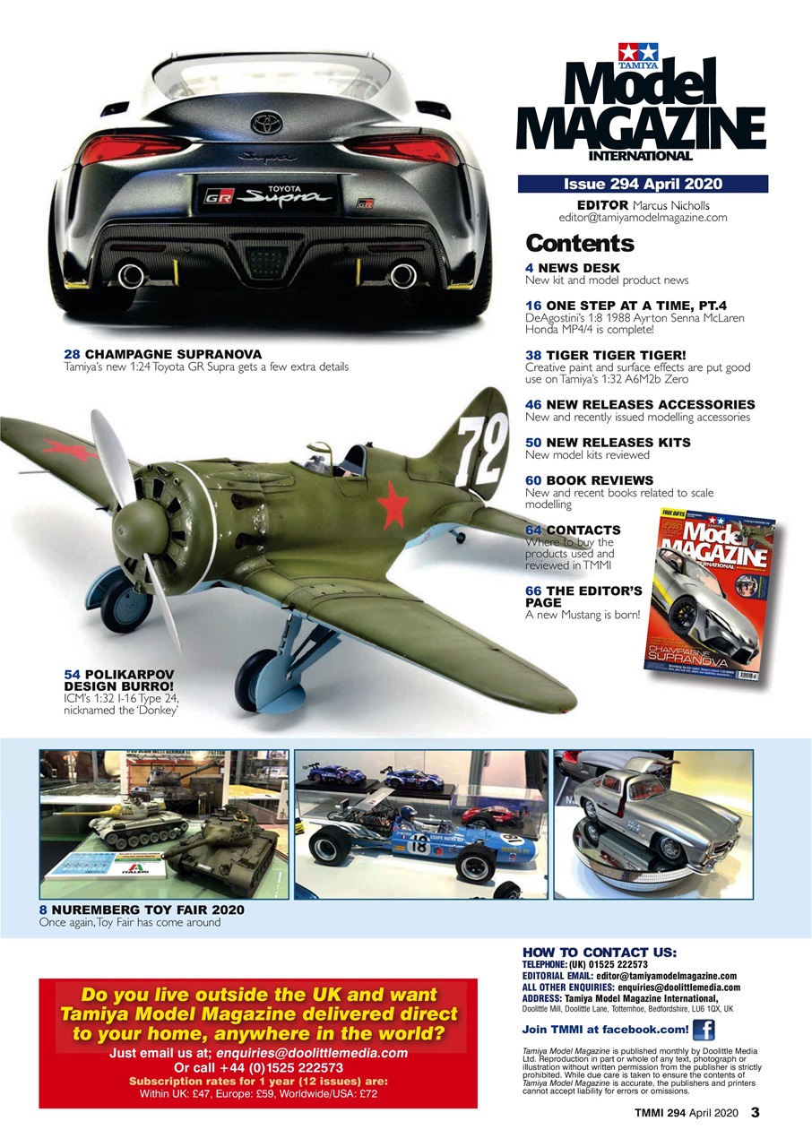 Tamiya Model Magazine Preview Pages