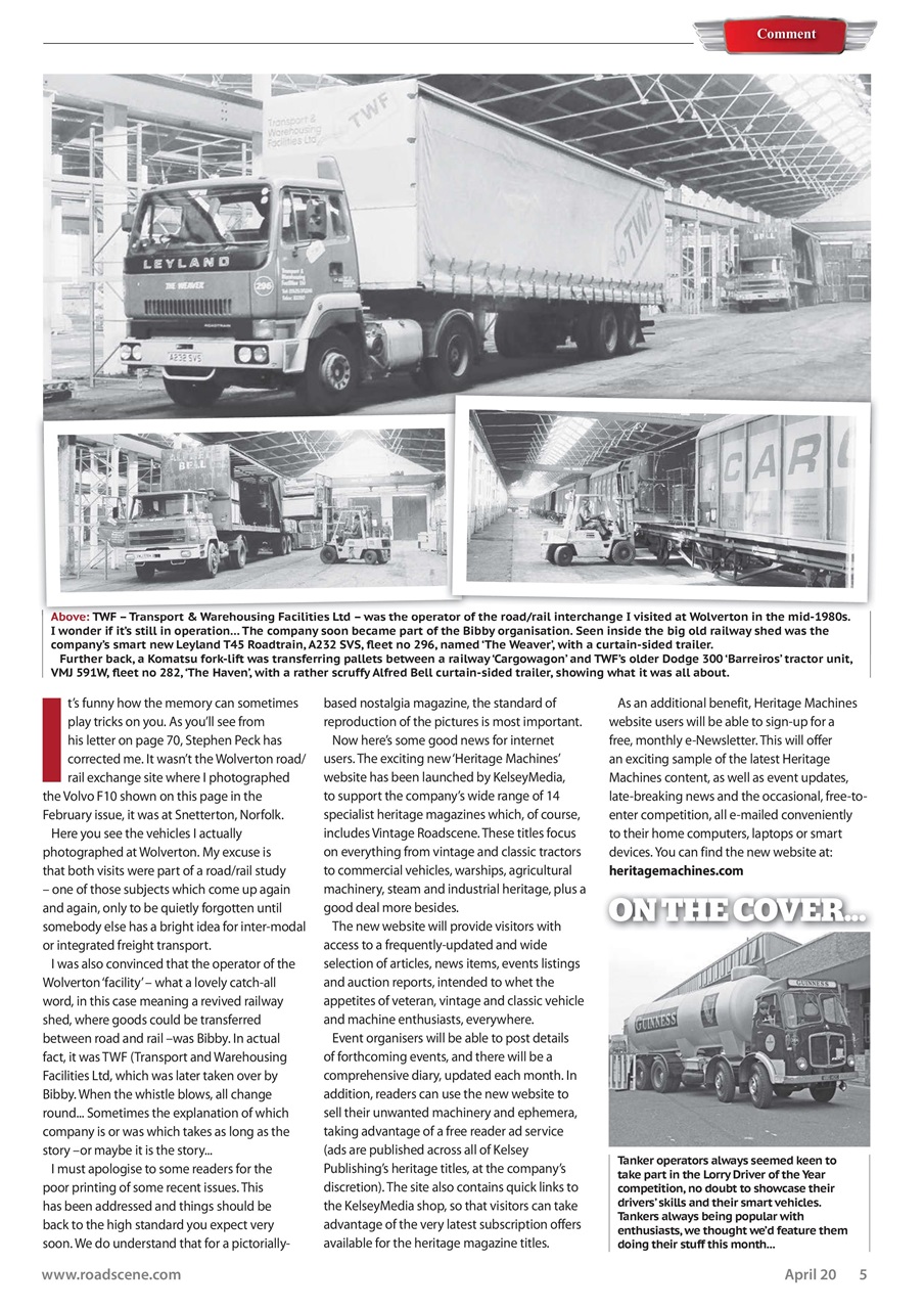 Vintage Roadscene Preview Pages