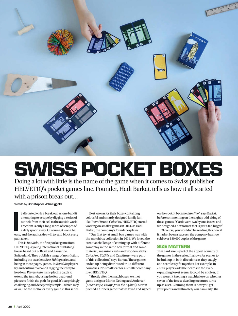 Tabletop Gaming Preview Pages