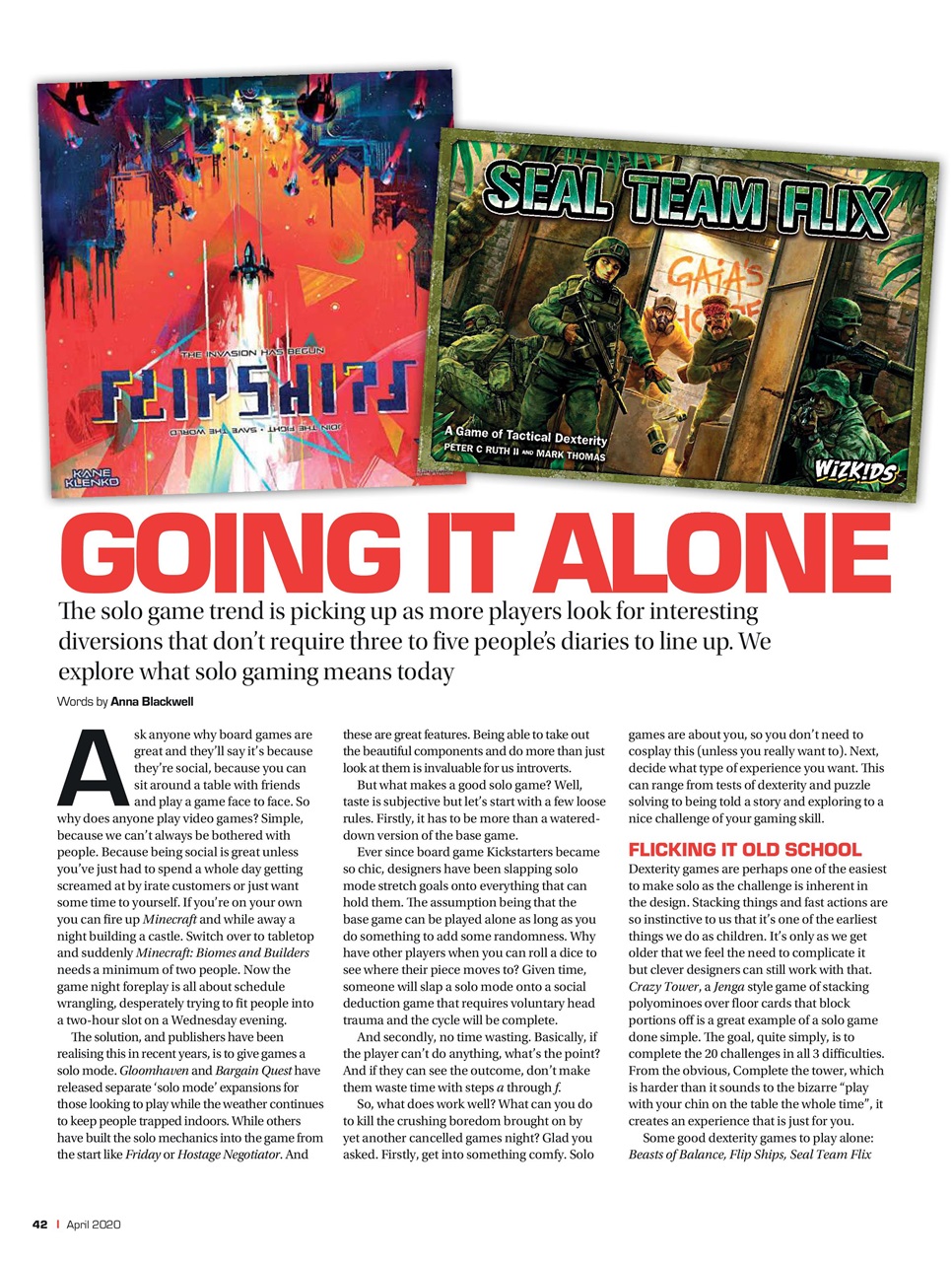 Tabletop Gaming Preview Pages