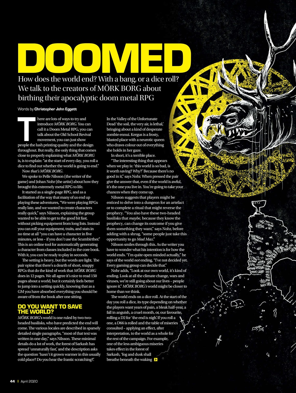 Tabletop Gaming Preview Pages