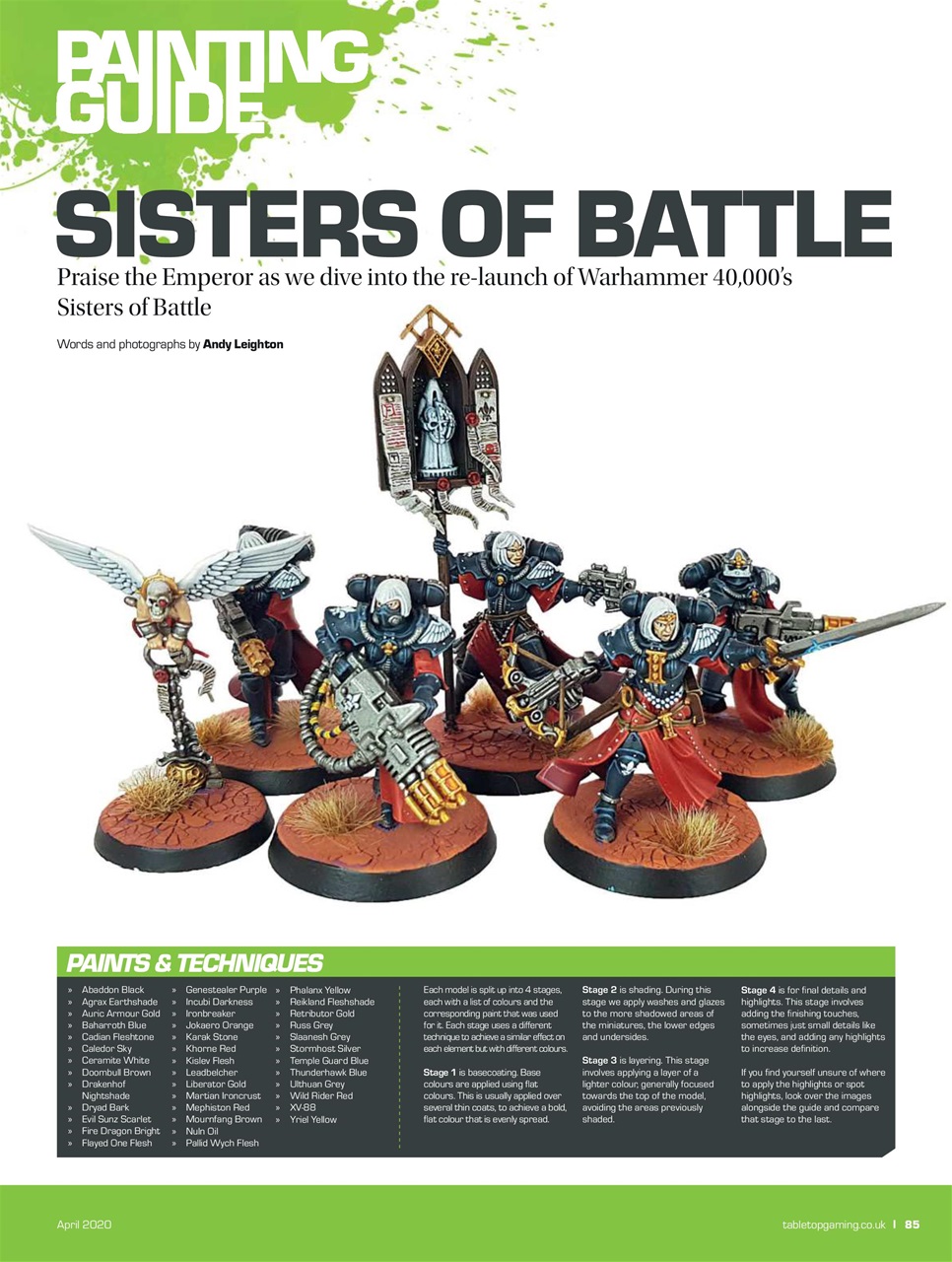 Tabletop Gaming Preview Pages