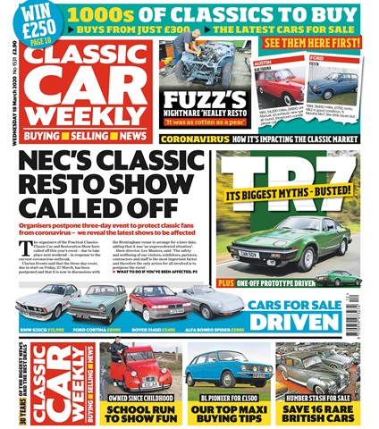 Classic Car Weekly issue 18 March 2020