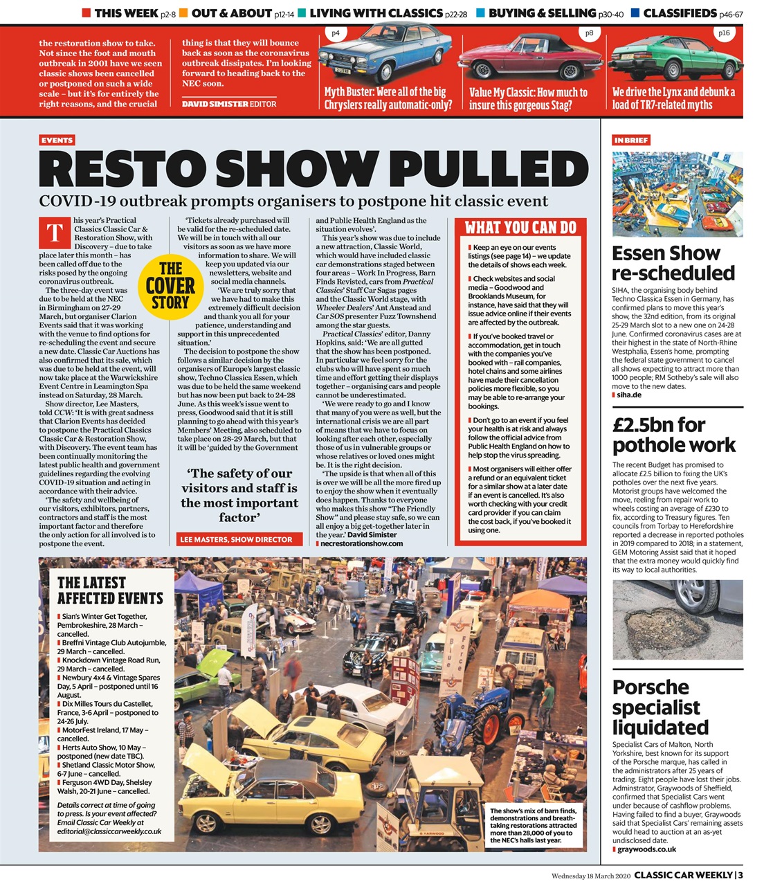 Classic Car Weekly Preview Pages