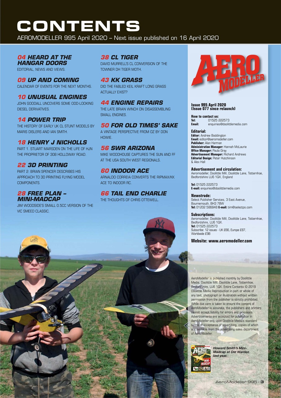 AeroModeller Preview Pages