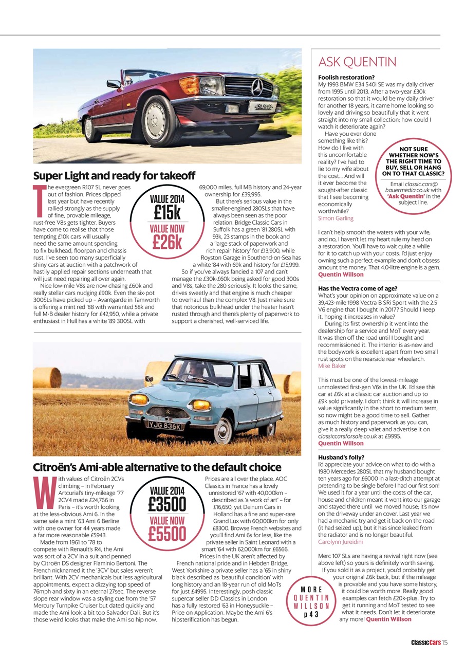 Classic Cars Preview Pages