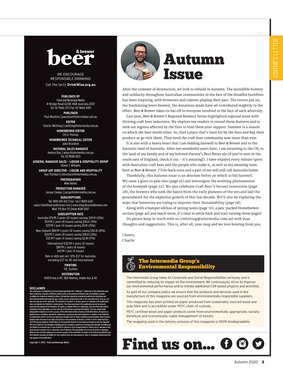 Beer and Brewer Preview Pages