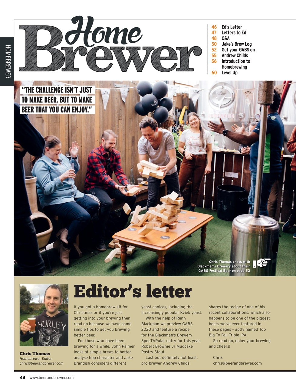 Beer and Brewer Preview Pages