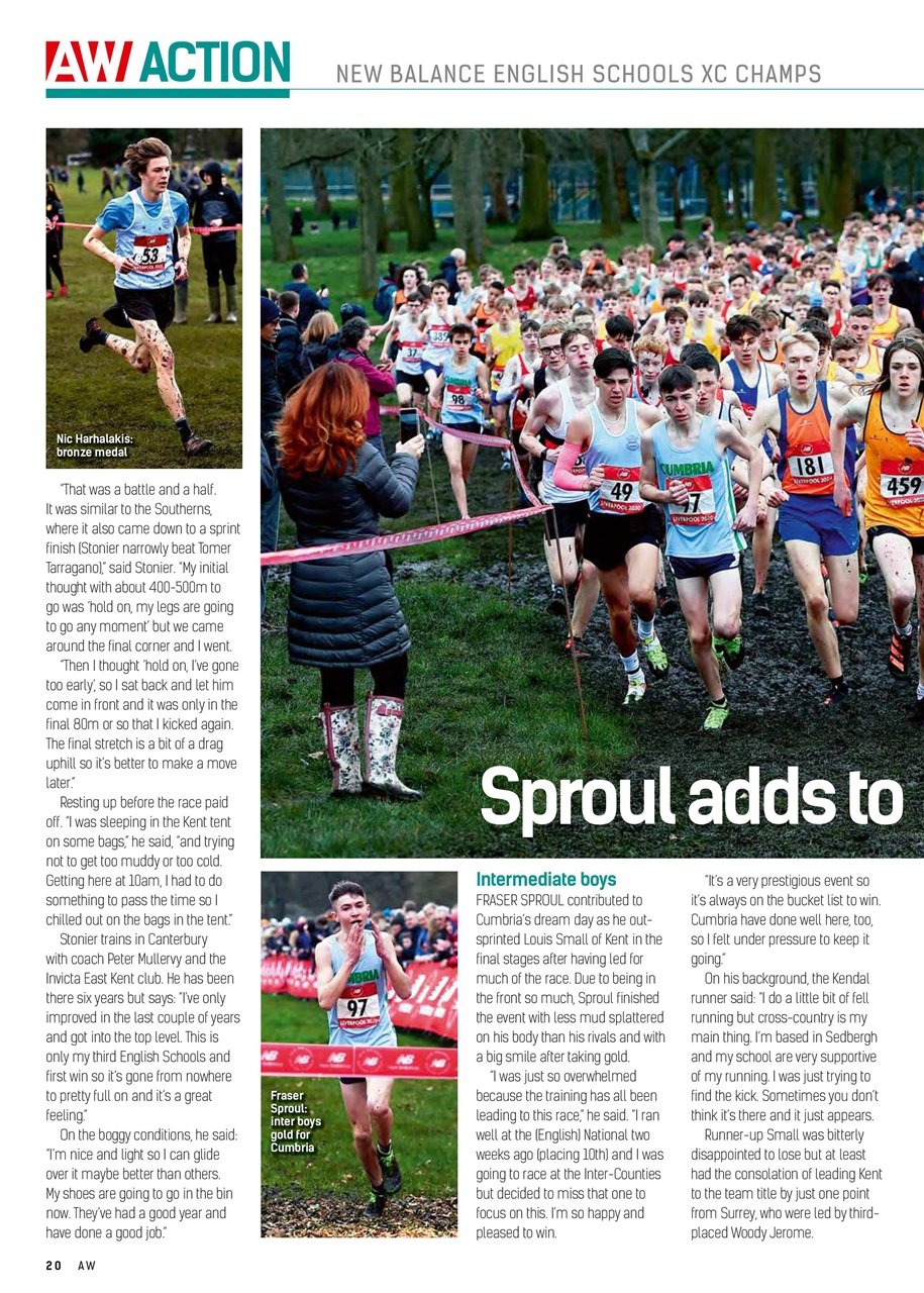 AW – Athletics Weekly Magazine Preview Pages
