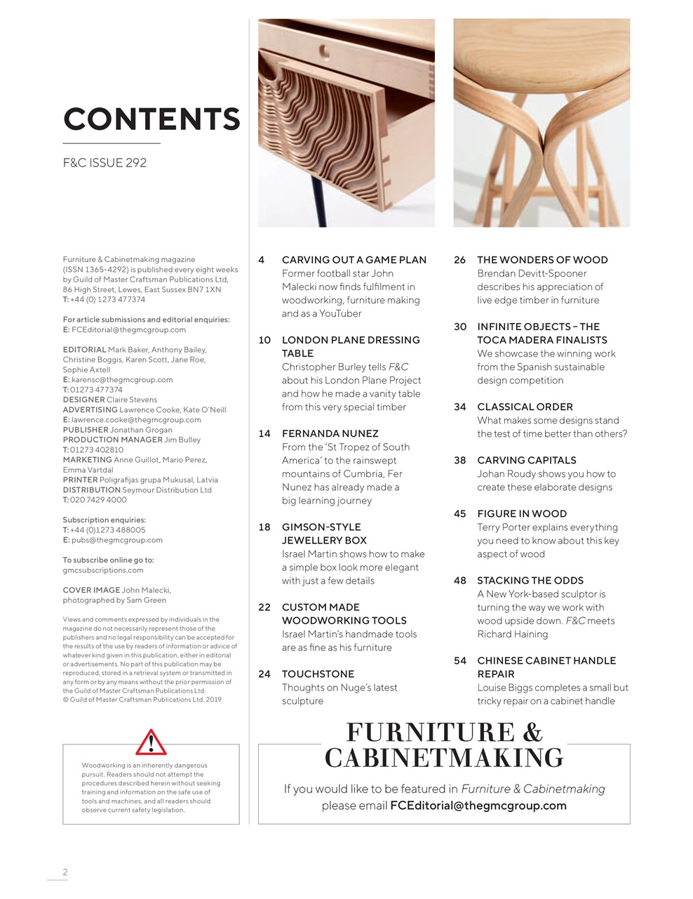 Furniture & Cabinetmaking Preview Pages