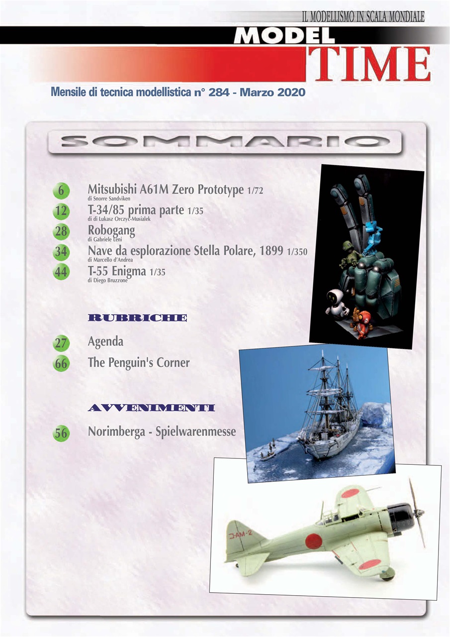 Model Time Preview Pages