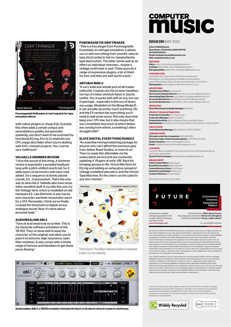 Computer Music Preview Pages