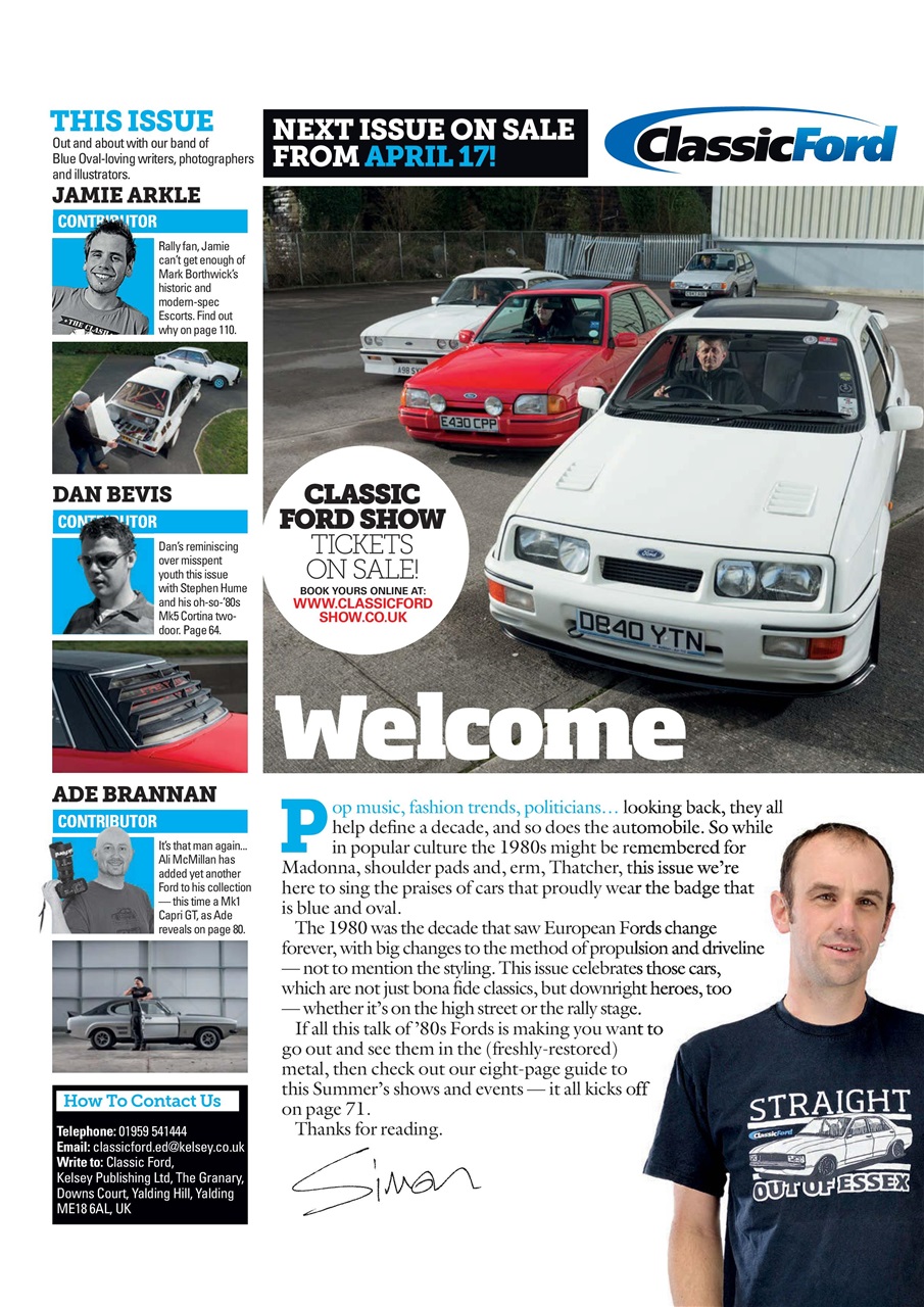 Classic Ford Preview Pages