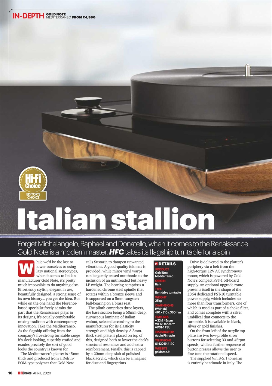 Hi-Fi Choice Preview Pages