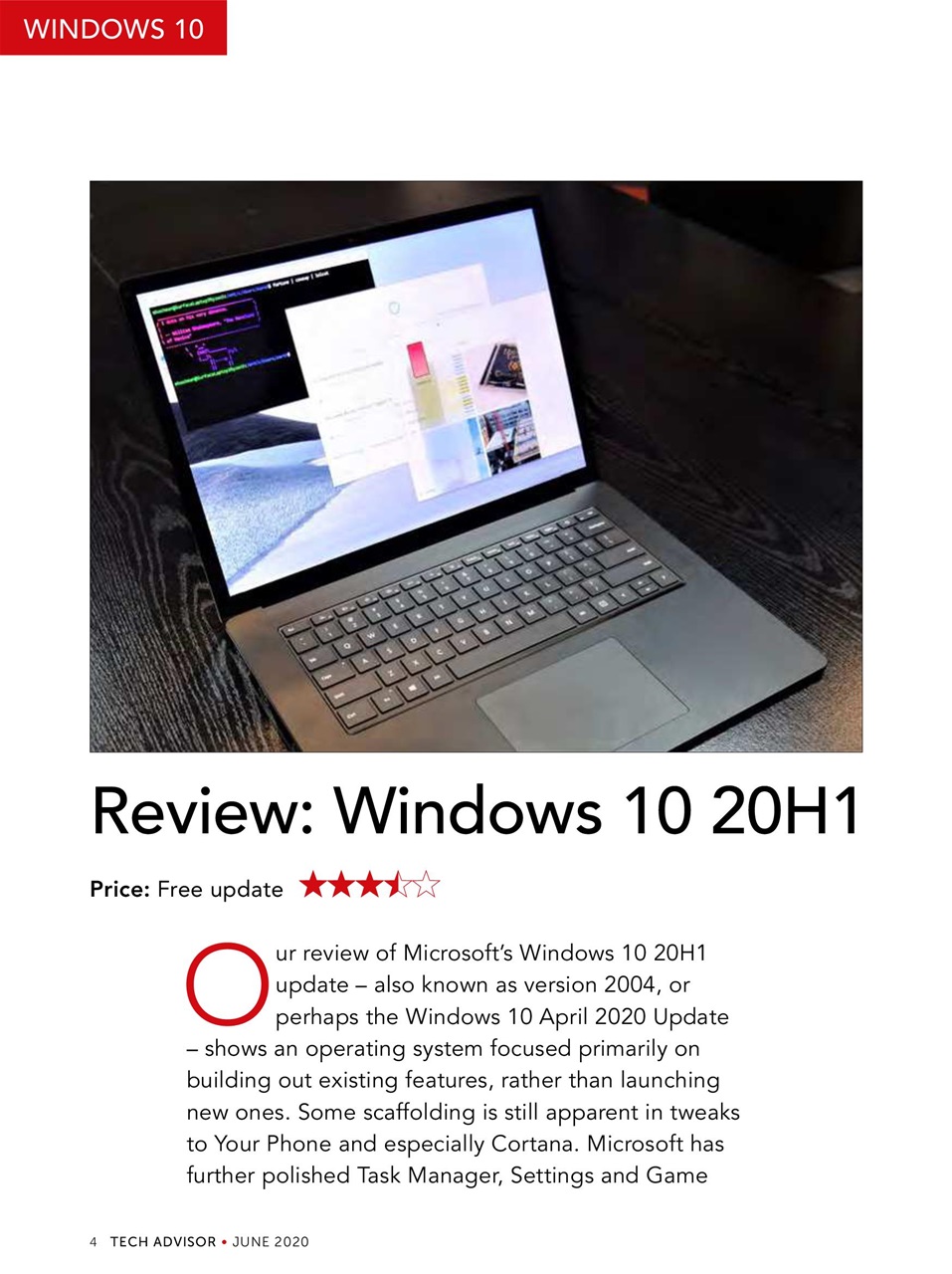 Tech Advisor Preview Pages