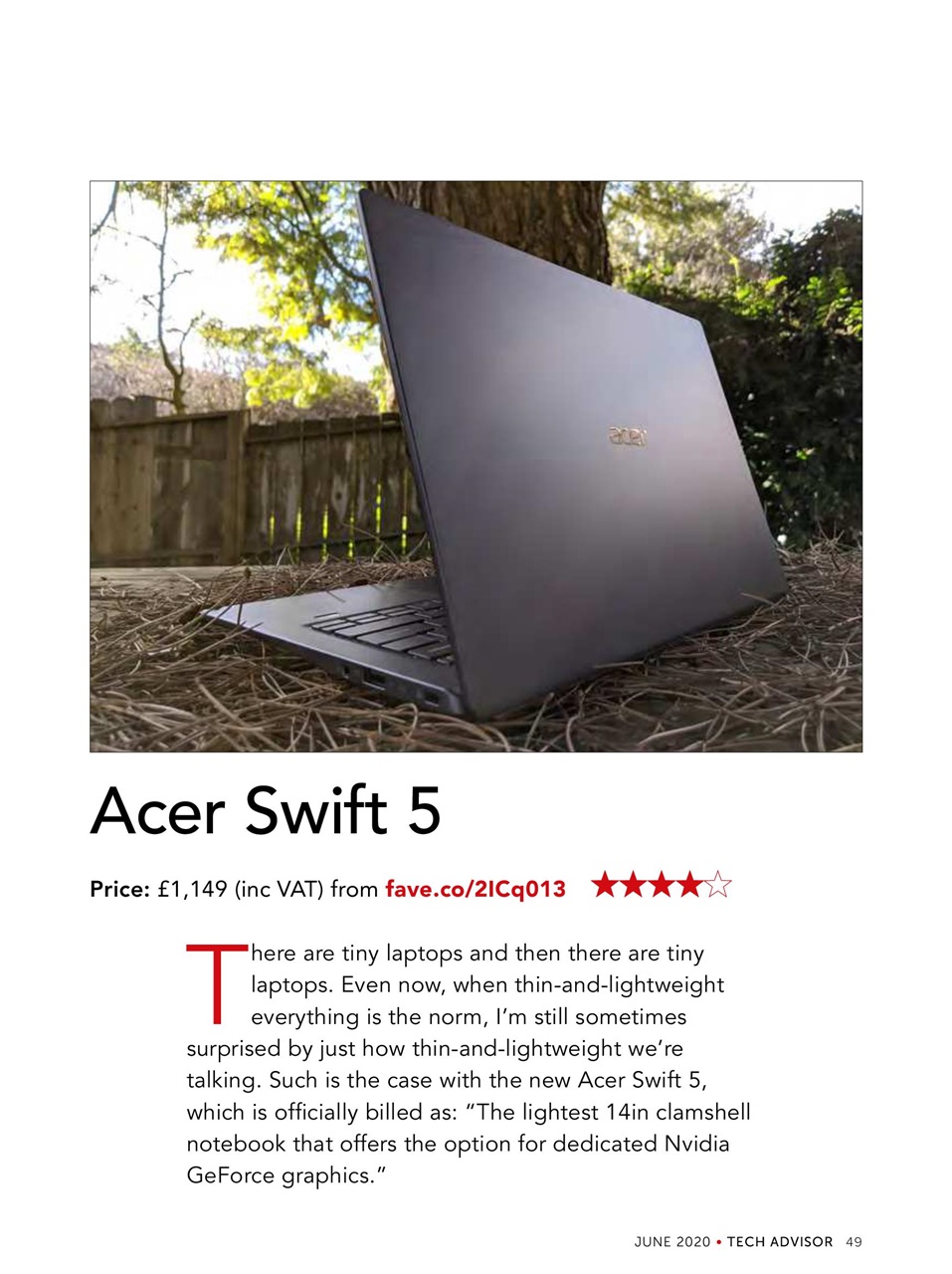 Tech Advisor Preview Pages