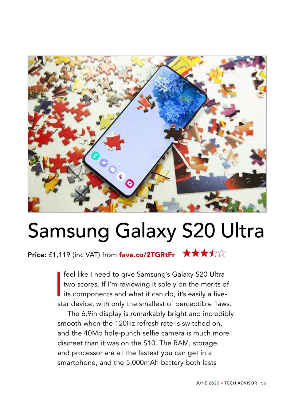 Tech Advisor Preview Pages