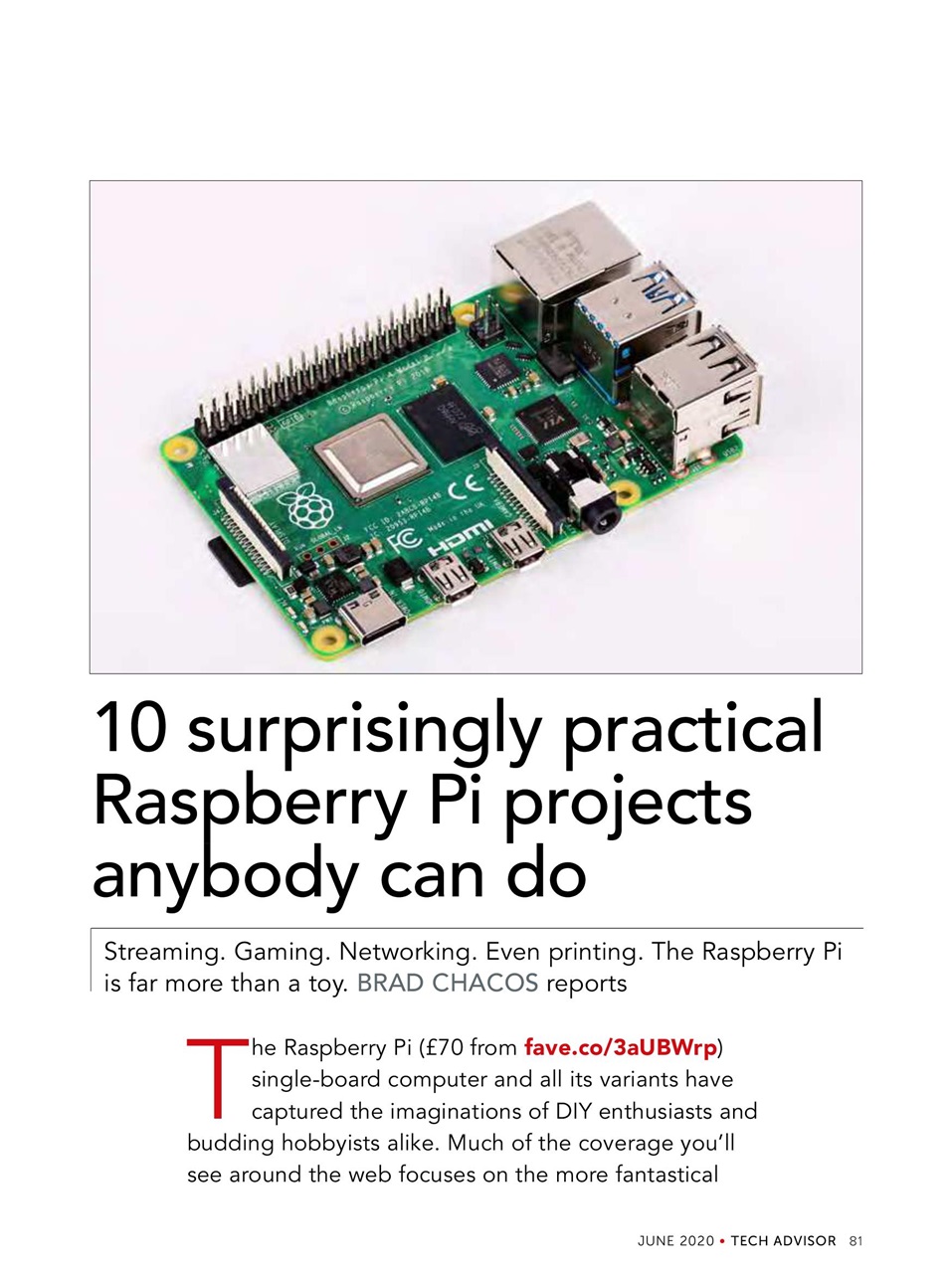 Tech Advisor Preview Pages