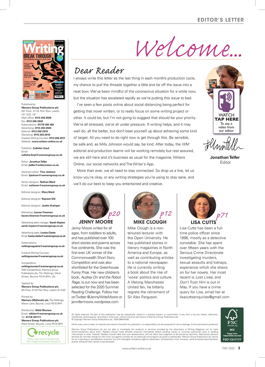 Writing Magazine Preview Pages