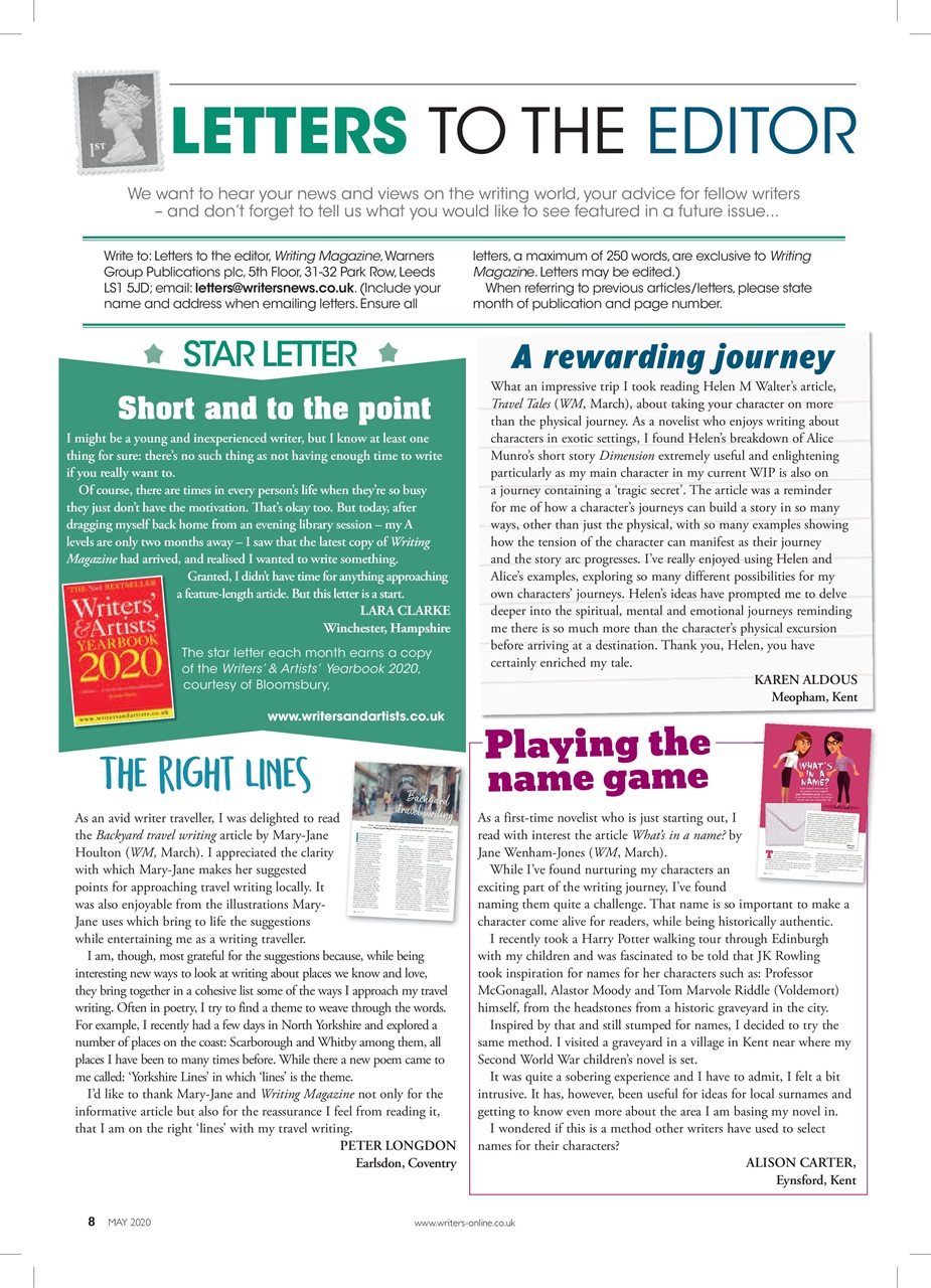Writing Magazine Preview Pages